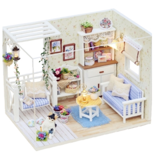 [불명] 옥탑방어른이 DIY 미니어쳐 하우스 집사의화이트원룸_이미지