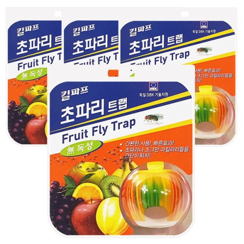 한국디비케이 킬파프 초파리 트랩 15ml (4개)_이미지