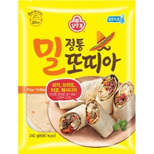 오뚜기 정통 밀 또띠아 240g (1개)