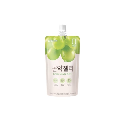 빙그레 곤약젤리 청포도 130g (4개)