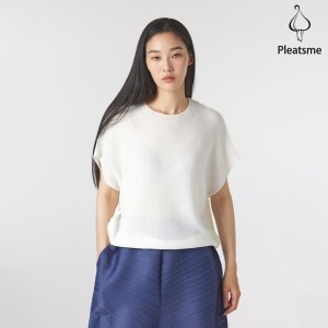 플리츠미 최초가 149000원 피켓 져지 스퀘어 티셔츠_PPTSM024048