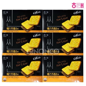 해태제과 에이스 씬 에스프레소맛 145g (6개)