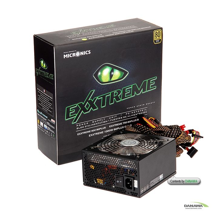 EXXTREME 1000W 80PLUS골드