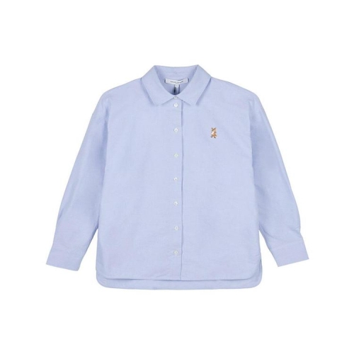 메종키츠네 FW25 여성 폭스 캐주얼 셔츠PW00401WC5062 0334