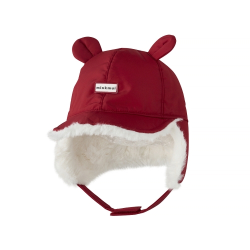 밍크뮤 HP RD 베베솔리드스노우방수트루퍼햇 35C14-808-07