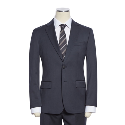 레노마 캐주얼 SS 최상급 양모 네이비 솔리드 스판정장RRIPSJ18A