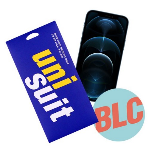 모이다 유니슈트 아이폰12 미니 항균 블루라이트 차단 시력보호 슈트 액정보호필름 (액정 2매)