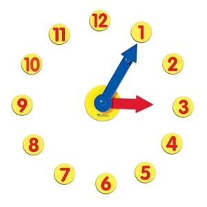 러닝리소스 LER2984 자석 시계 활동세트 Magnetic Time Activity Set 대형 시간학습기_이미지