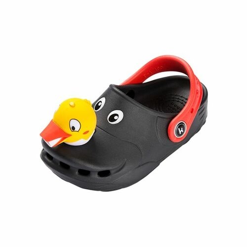 꼬맘슈 LED빔 오리샌들 (블랙)