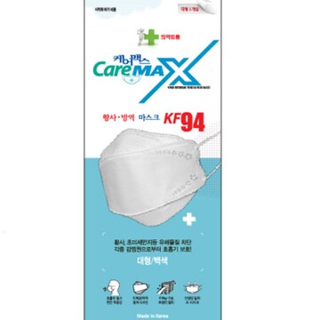 맥스코리아 케어맥스 황사방역 마스크 KF94 대형 (50매)