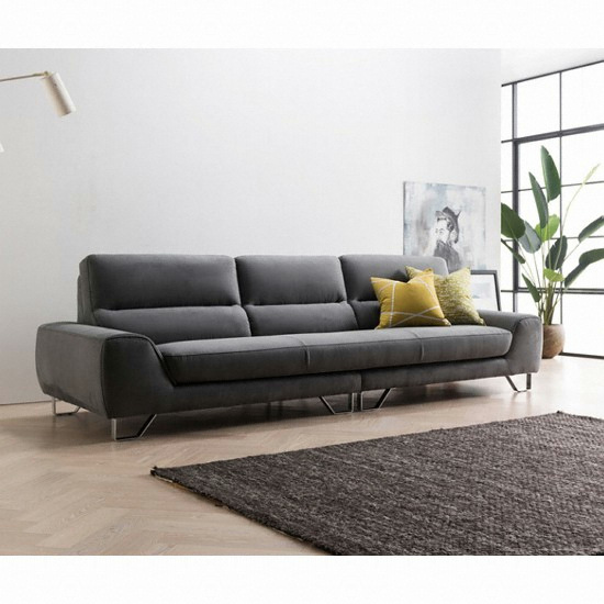 자코모 댄디 스위브 패브릭 소파 4인용 (스툴별도)_이미지