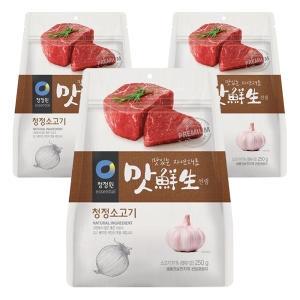 청정원 맛선생 청정소고기 250g (3개)_이미지