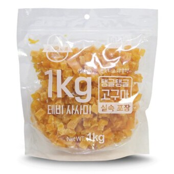테비토퍼 테비 사사미 탱글탱글 고구마 큐브 1kg