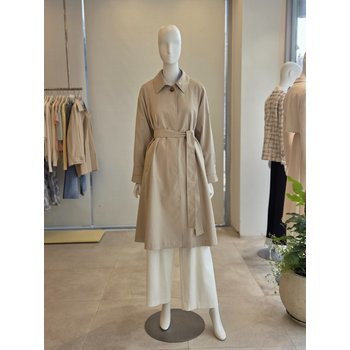 여성 래글런 히든 플레어 트렌치 코트 IS3A0TC021