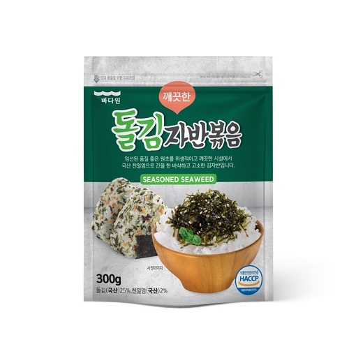 바다원 깨끗한 돌김자반 볶음 오리지널 300g (1개)_이미지