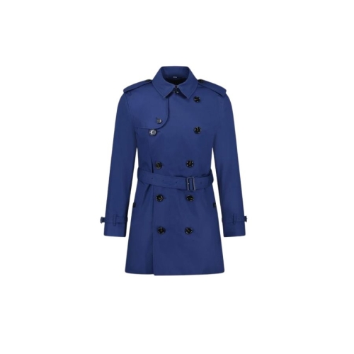 버버리 BROCKHAM 브록험 벨티드 트렌치 코트 NAVY 80842131