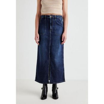 LEE 이 SKIRT 데님 스커트 풍부한 파란색 7066263_이미지