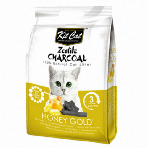킷캣 제오라이트 모래 허니골드 4kg (1개)_이미지