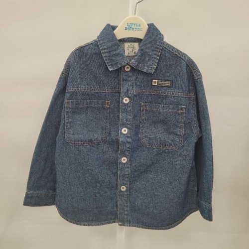 인다인 리틀밥독 HC12 M 블루청B/L 청셔츠형남방 H 243MBL01 S46612234