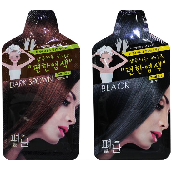 펴난 샴푸하듯 하나로 편한 염색 30g (1개)_이미지