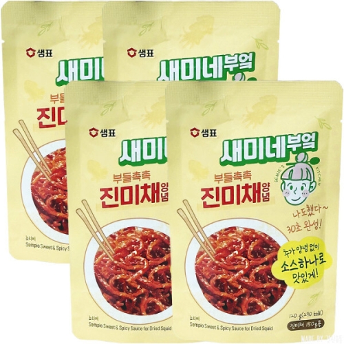  샘표 새미네부엌 부들촉촉 진미채양념 120g [4개]