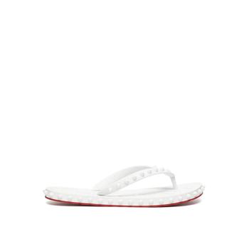 크리스찬루부탱 슈퍼 루비 스파이크 장식 플립플랍 1230961BIAN