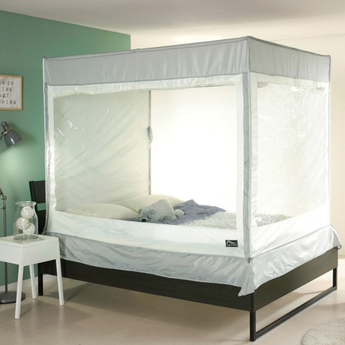 알뜨리 2in1 사각 난방텐트 그레이