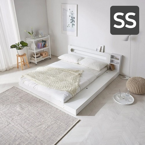 파로마 에반 저상형 LED침대 SS (40T라텍폼스독립)