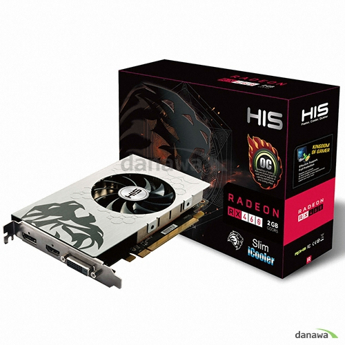 라데온 RX 460 Slim iCooler OC D5 2GB