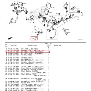 월드전자 CNS 슈퍼커브110 SUPER CUB110 C125 슈퍼커브125 플러그캡 30700-K0G-901