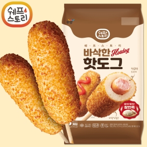 우양냉동식품 바삭한 크리스피 핫도그 80g [20개]