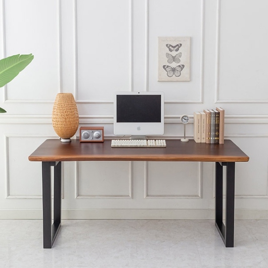 퍼스웰 로딘 장미목원목 우드슬랩 식탁 1350 (의자2개+벤치1개)_이미지