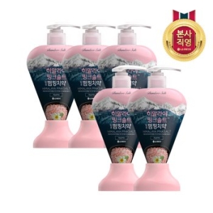 페리오 히말라야 핑크솔트 담은 펌핑치약 플로럴민트 285g (5개)_이미지