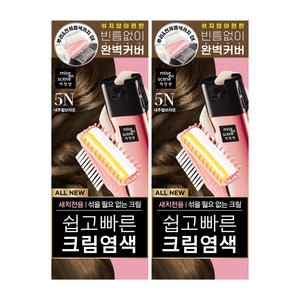 미쟝센 올뉴 쉽고빠른 크림염색 80g (2개)_이미지