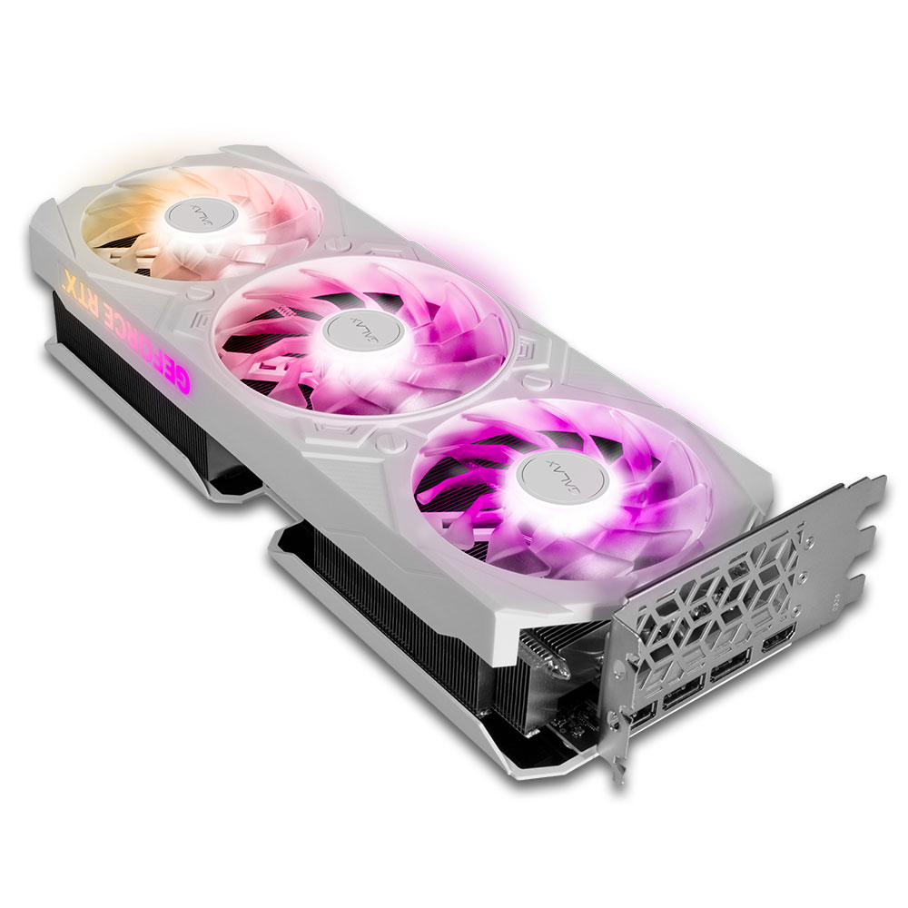 갤럭시 GALAX 지포스 RTX 4070 Ti SUPER EX GAMER WHITE OC D6X 16GB_이미지
