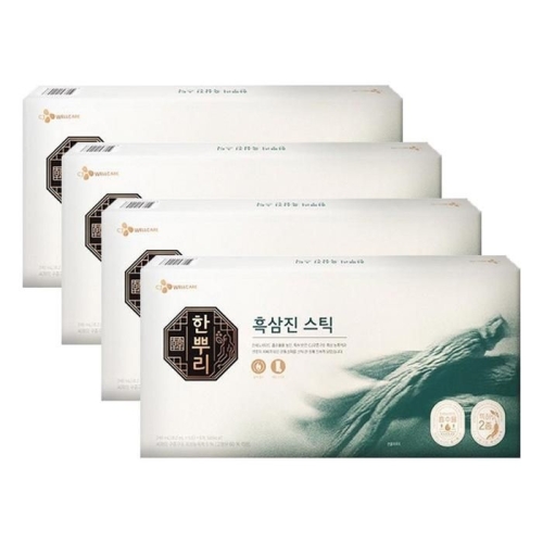 CJ제일제당 한뿌리 흑삼진 스틱 8.2ml 30포 (4개)