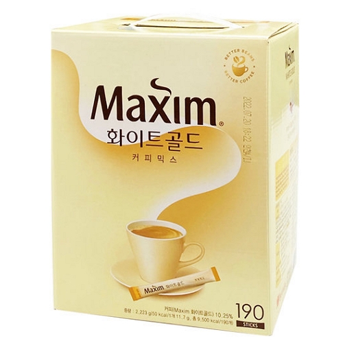 동서식품 맥심 화이트골드 믹스 스틱 190개입 (1개)_이미지