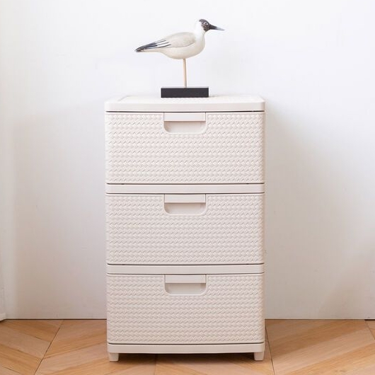 동서가구 마이 라탄 3단 서랍장 400