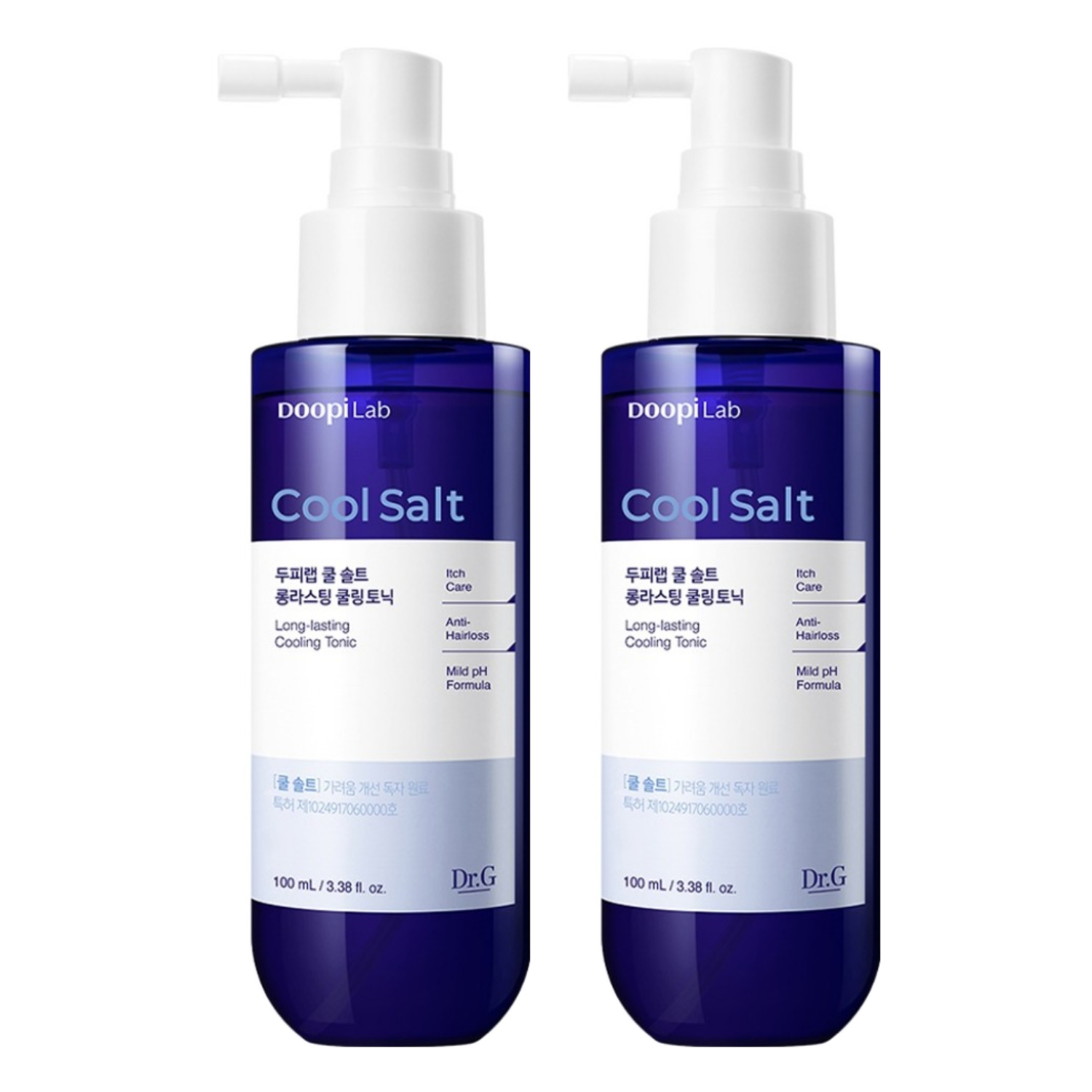닥터지 두피랩 쿨 솔트 롱라스팅 쿨링 토닉 100ml (2개)_이미지