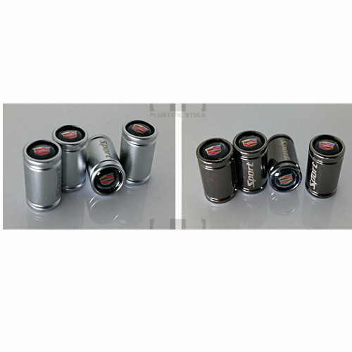 플러스타임 메탈 타이어밸브캡 (캐딜락)