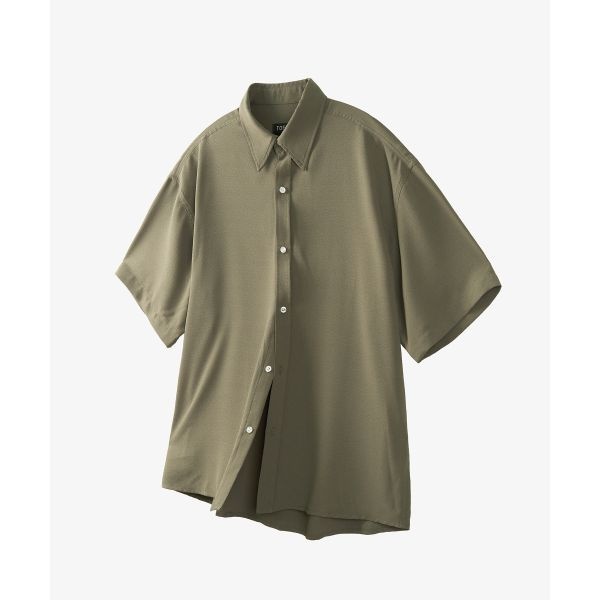 토피 TOFFEE 섬머 오버핏 하프 셔츠 KHAKI T4S-SOHS402 406581