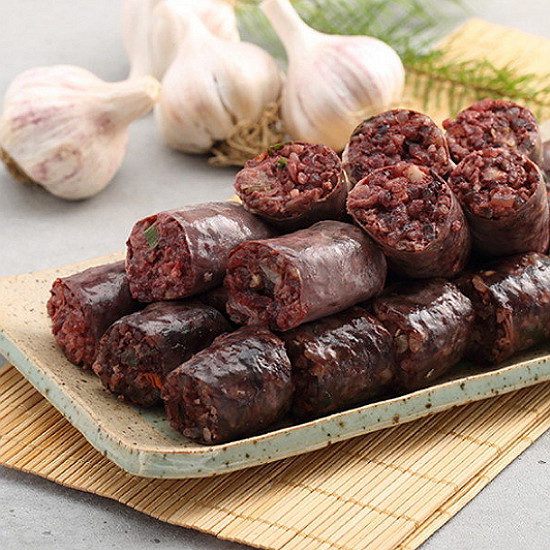 병천아우내식품 황토방 마늘순대 1kg (1개)_이미지