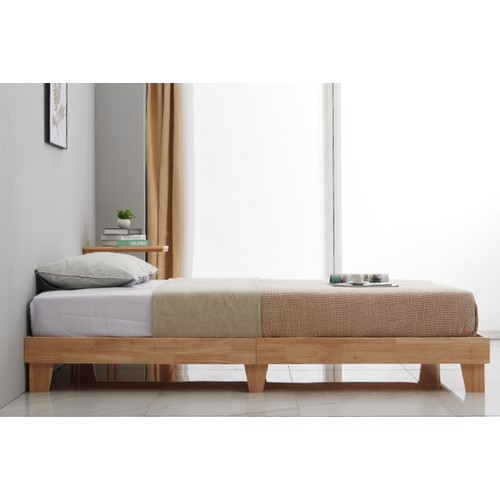 동서가구 이즈 엘스 무헤드 원목 침대 Q (매트별도)_이미지