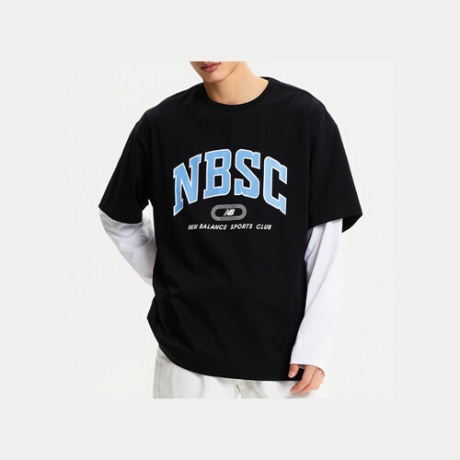 뉴발란스 NB UNI NBSC 반팔티 SEMI OVER FIT NBNEE22533