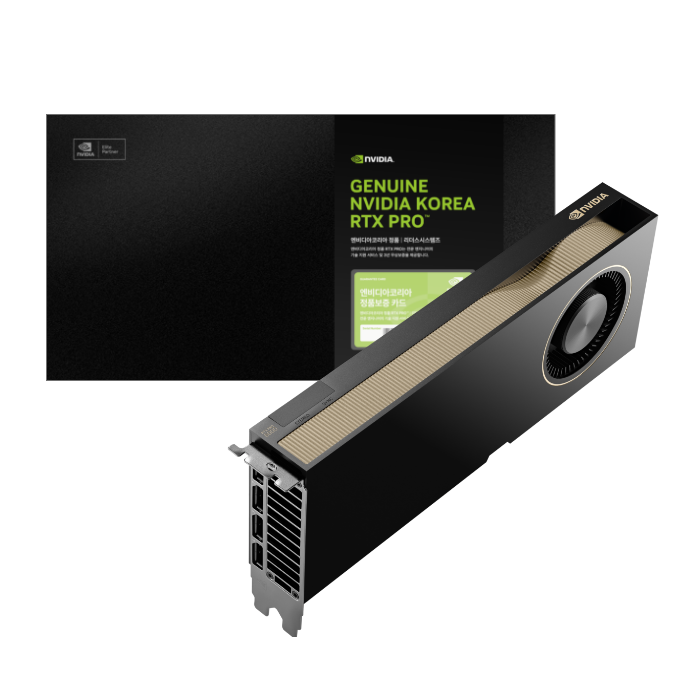 NVIDIA RTX PRO 6000 Blackwell MAX-Q 워크스테이션 에디션 D7 96GB (벌크)