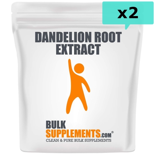[불명] BulkSupplements 단델리온 민들레 추출물 파우더 가루 분말 100g 2팩 Dandelion Root Extrac..