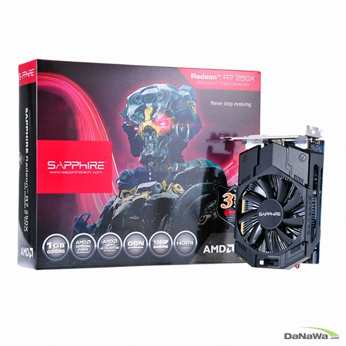 SAPPHIRE �󵥿� R7 250X D5 1GB