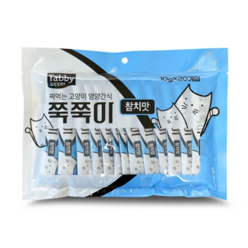 테비토퍼 쭉쭉이 참치맛 200g (10g x 20p)