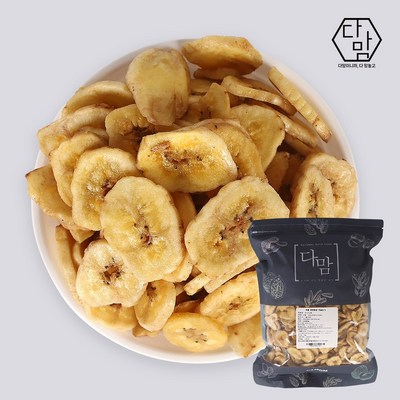 다맘 건바나나칩 1kg/필리핀 바나나칩 1kg 1개_이미지