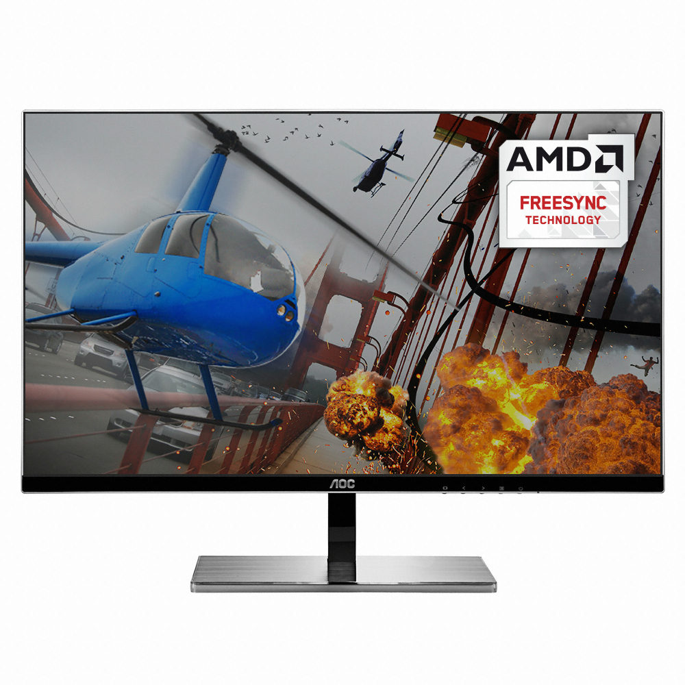 알파스캔 AOC 2777 IPS 75 프리싱크 시력보호 무결점